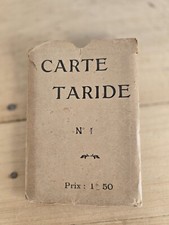 Carte taride nord - nord, de