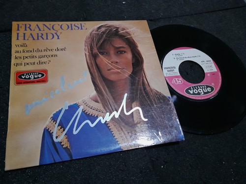 Françoise hardy autograph - françoise,