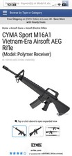 Cyma Sport M16A1 Airsoft AEG