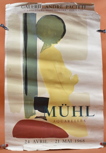 Affiche 1968 galerie andré - -,