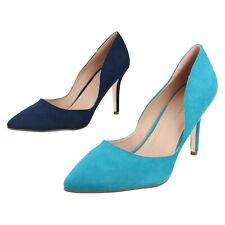 Chaussures À Talons De 3,75" Anne Michelle En Marine Ou Turquoise : F9R994