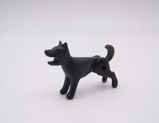 PLAYMOBIL (L5203) MOYEN-AGE - Chien Noir Gueule Ouverte Vintage 3444 3448 3567