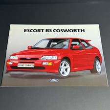 FORD ESCORT RS COSWORTH / 16p brochure catalogue / 1992 DE SCHUMACHER / top! (2)