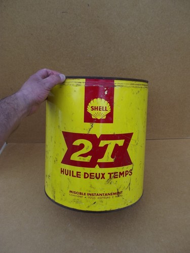 Shell ancien grand bidon - shell,