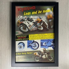 Affiche Kyosho Honda NSR 500, Annonce De Moto Radiocommandée Vintage