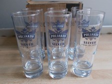 6 verres tube vodka POLIAKOV