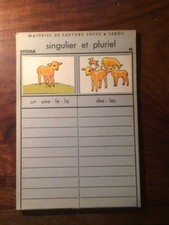LIVRE SCOLAIRE/MATERIEL DE LECTURE JOTTE & LEROY/FICHE STUDIA N°41 GRISE