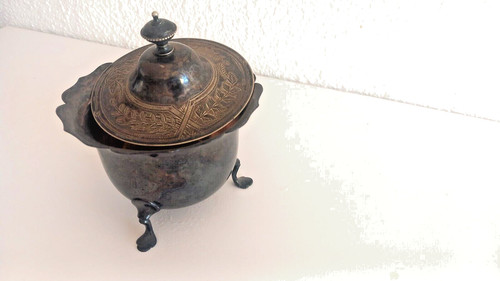 Vintage sucrier argenterie - vintage,
