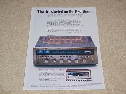 Marantz fire 1974 - ad,,