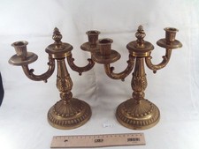 Ancienne paire bougeoirs - ancienne,