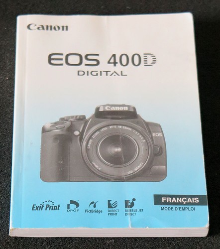 Canon original mode emploi - mode, d'emploi