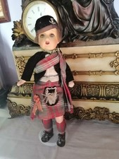 Ancien  petit ecossais tete porcelaine.   Armant Marseille 390 tout d'origine