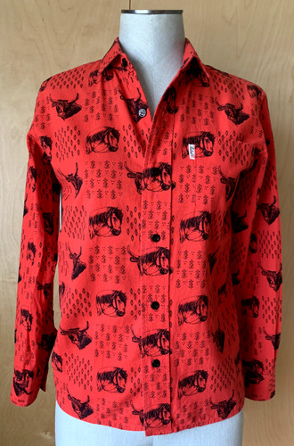 Western shirt horse steer - , head