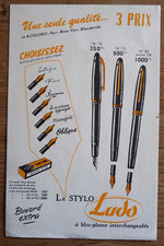 BUVARD - LUDO - STYLO PLUME - ÉCRITURE -