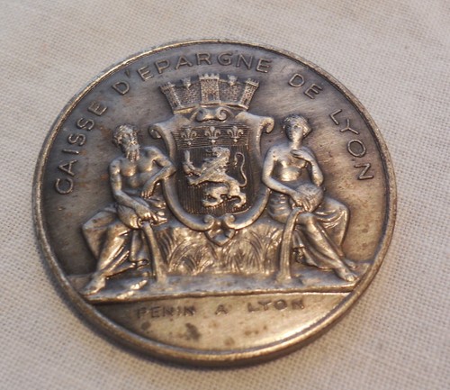 Medaille caisse epargne lyon - caisse,