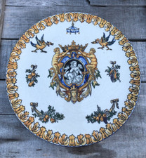 Plat à tarte - GIEN - Modèle Renaissance - XIXème