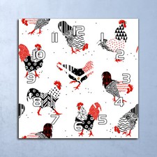 Horloge Murale Design En Verre