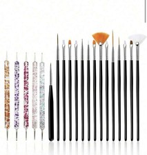 Lot 20 Pinceaux Ongles