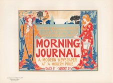 Affiche Art Nouveau Morning