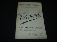 BROCHURE 32 PAGES D EPOQUE 1922 MATERIEL AGRICOLE VERMOREL