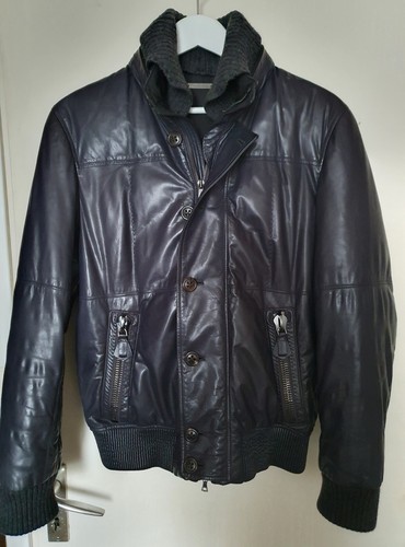 Cortigiani doudoune cuir - doudoune,