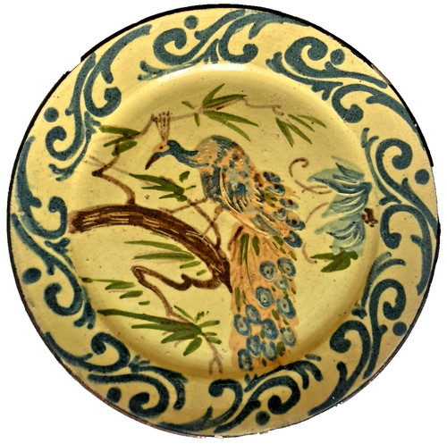 Assiette faïence émaillée - faïence,