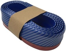 Spoiler Adhésif Universel Bleu Carbone Tuning SAMURAI Protection Pare-Choc 2,5 M