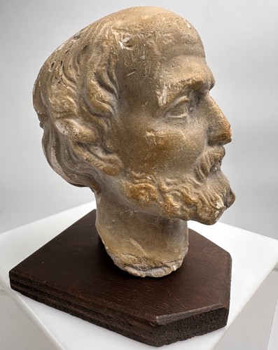 Ancienne tête plâtre - tête,