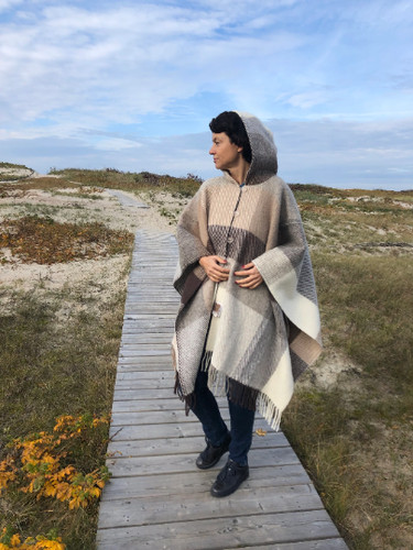 Cape laine avec - cape,