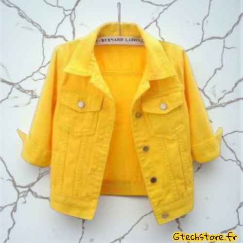 Veste jean femme courte - femme,
