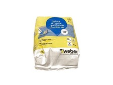 Mortier de joint de carrelage, adapté aux piscines Weberjoint HR 5 kg blanc P...