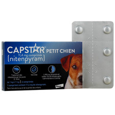 CAPSTAR 11.4MG Protection Anti-puces chiens petits & moyens Boite de 6 Comprimés