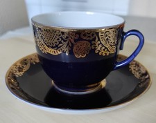Tasse en Cobalt avec Soucoupe