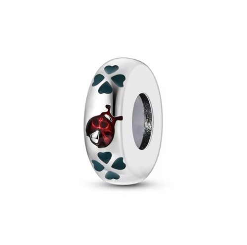 Perle charme coccinelle s925 - charme,