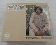 COFFRET N°2 3 CD NUIT ET BROUILLARD A SANTIAGO MA FRANCE JEAN FERRAT 31 TITRES