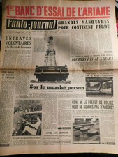 1957 L'AUTO JOURNAL BANC D ESSAI SIMCA ARIANE BANC D ESSAI PANNONIA 250CM3