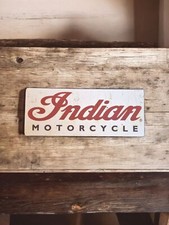 Plaque métal Indian Logo