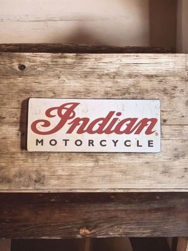 Plaque métal indian logo - plaque,