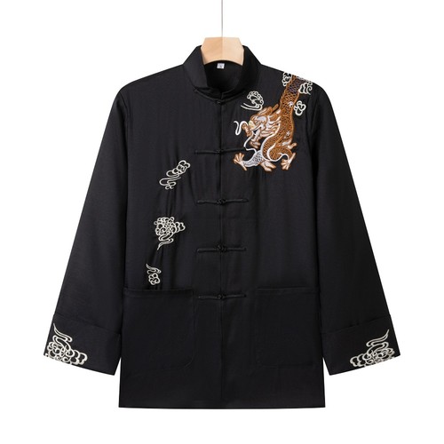 Hommes brodé dragon chemise - hommes,