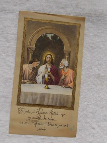 Ancienne petite carte - ancienne,