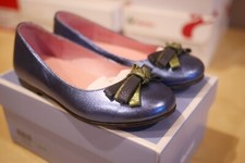EUC Jacadi Girl Flats Blue