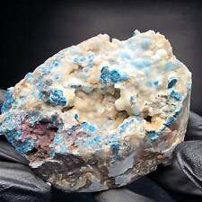 Rare grand spécimen de Shattuckite bleu Kaokoveld, collection namibie 95*53*57mm