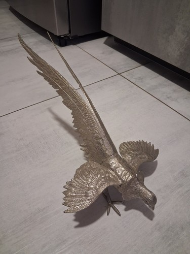Sculpture faisan laiton ailes - faisan,