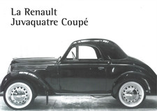 FICHE TECHNIQUE PUBLICITAIRE / RENAULT JUVAQUATRE COUPE