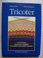 § livre tricoter en 12 leçons 100 points expliqués - 30 modèles petits et grands