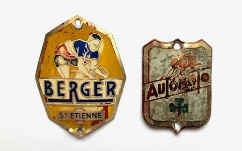 Lot plaques de - lot, vÉlo