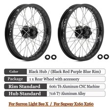 16x1.85 Roue arrière parlante