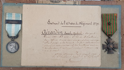 Croix guerre médaille - de, guerre,