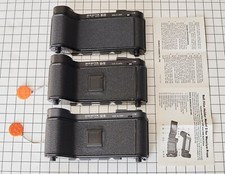 Mamiya Super 23 dos 6x9 lot de 3 en très bon état avec manuel (Roll Film Holder)