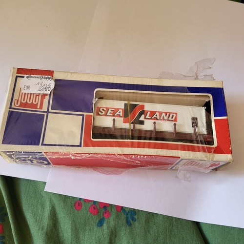 Wagon plat porte - , containers"